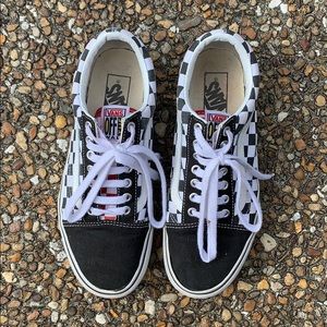 Vans Old Skool Checkerboard Skate Shoe